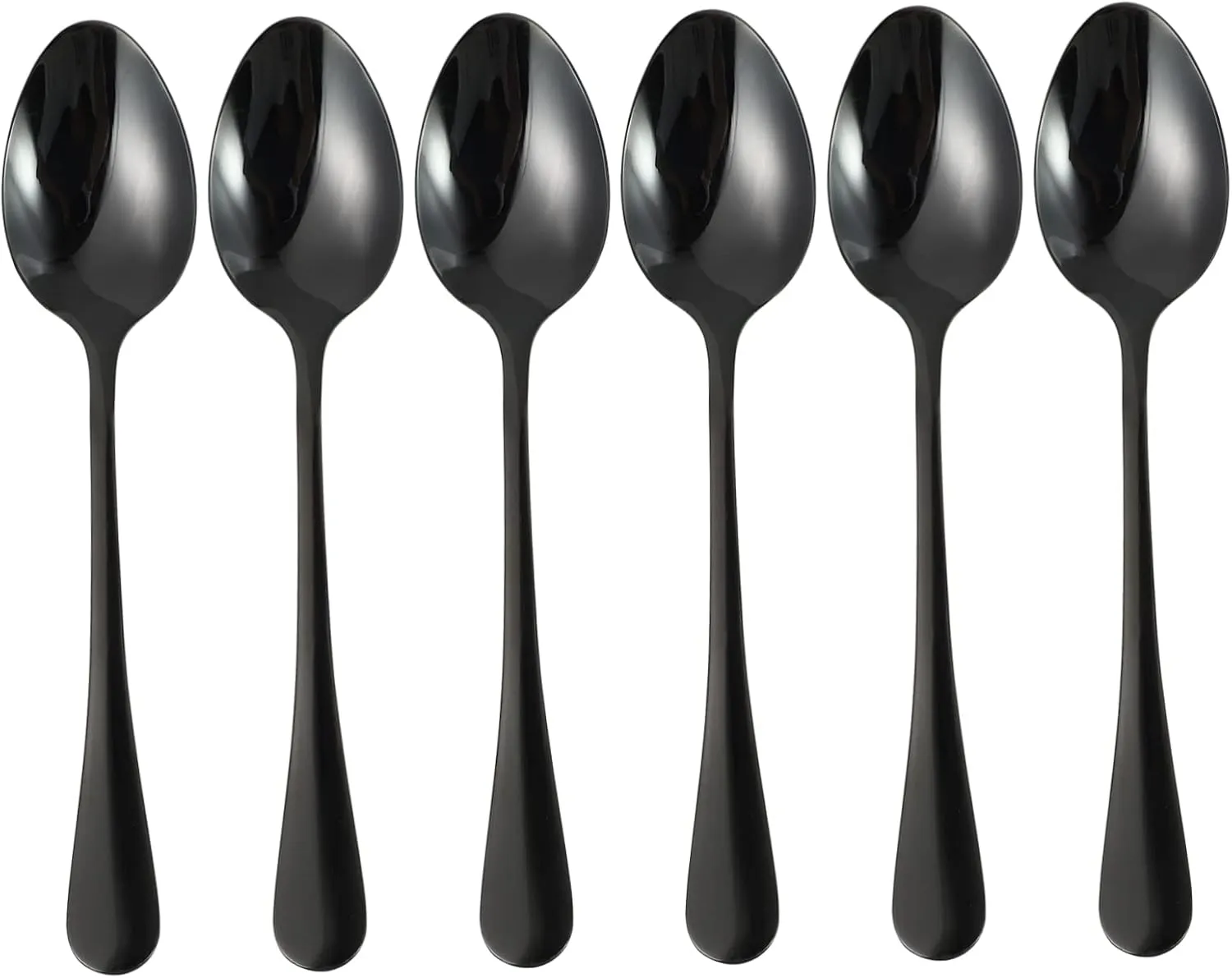 IMIKEYA 6pcs Stainless Steel Tableware Set Western Food Spoons Simple Design Silverware Home Restaurant Use
