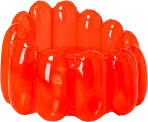 Inflatable Chair, Jelly Collection Inflatable Chairs, Jelly Collection Chair, Inflatable Sofa Seat Yard Portable Blow Up Chair for Adult Camping Outdoor Beach Room (Red)