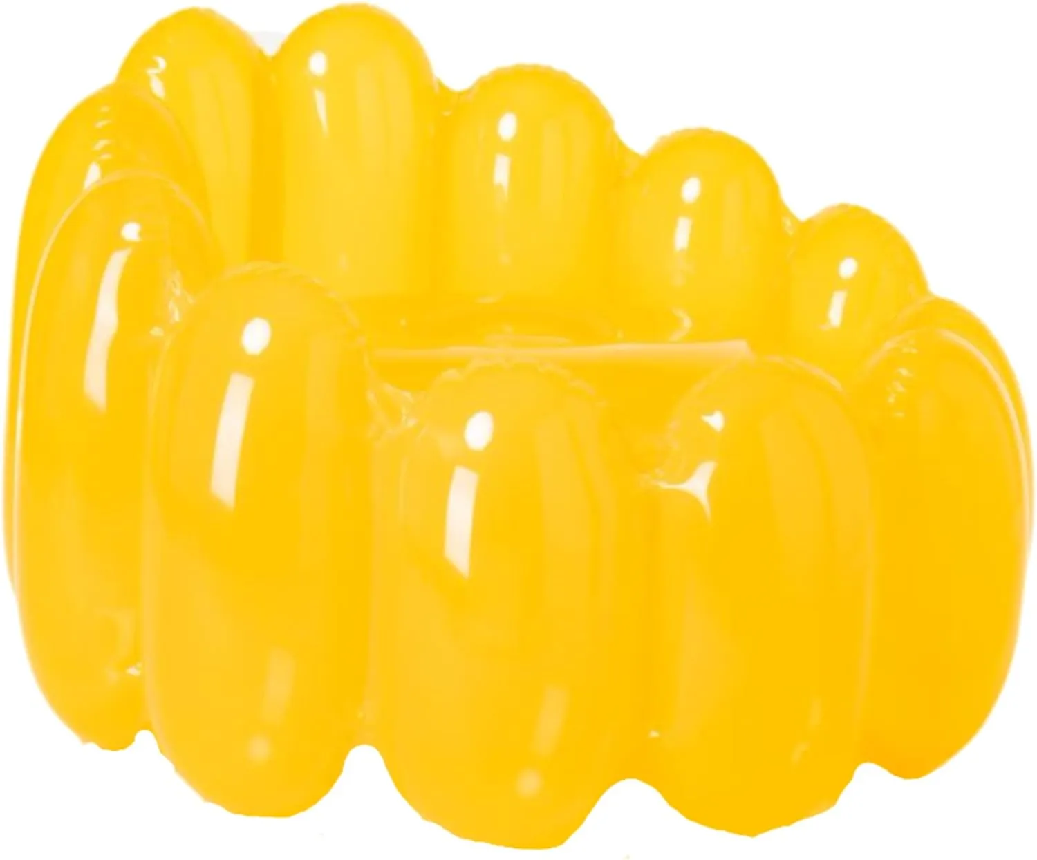 Inflatable Chair, Jelly Collection Inflatable Chairs, Jelly Collection Chair, Inflatable Sofa Seat Yard Portable Blow Up Chair for Adult Camping Outdoor Beach Room (Yellow)