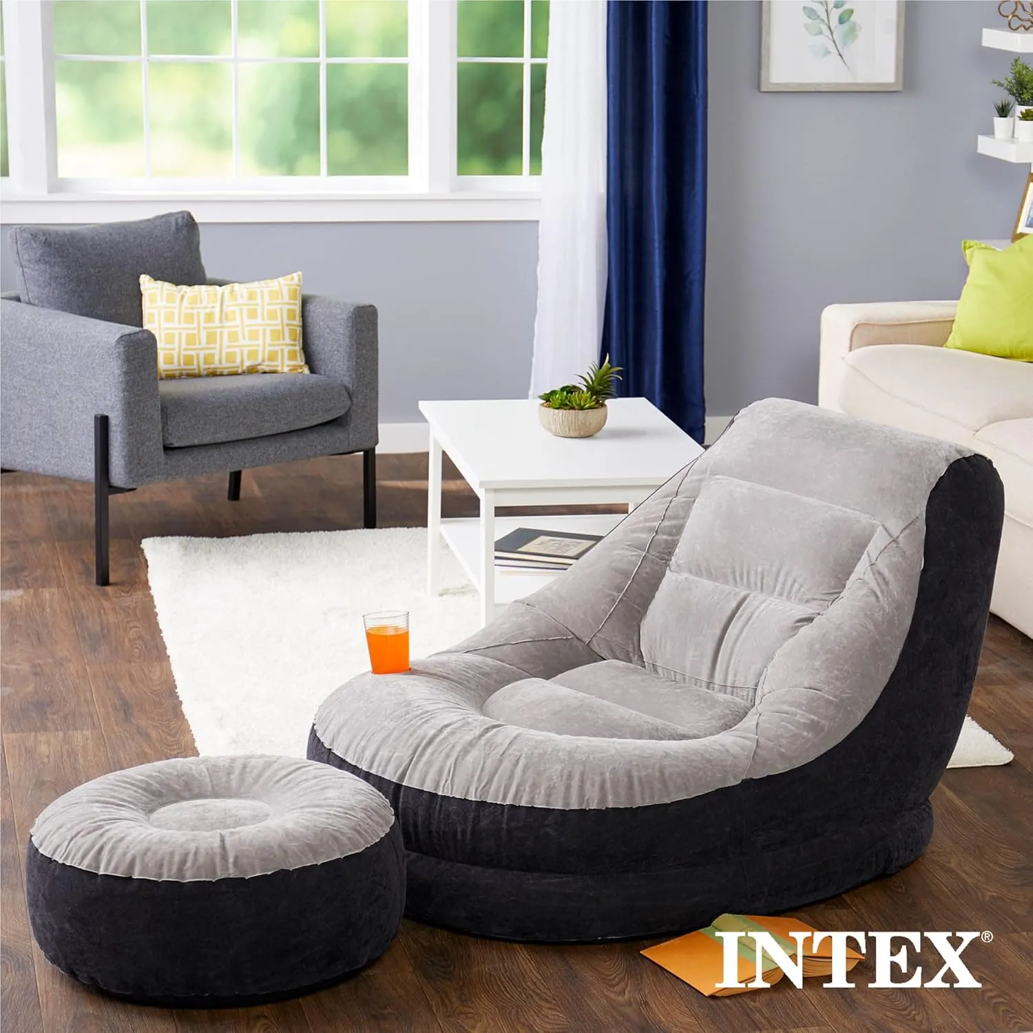 Intex Inflatable Ultra Lounge with Ottoman