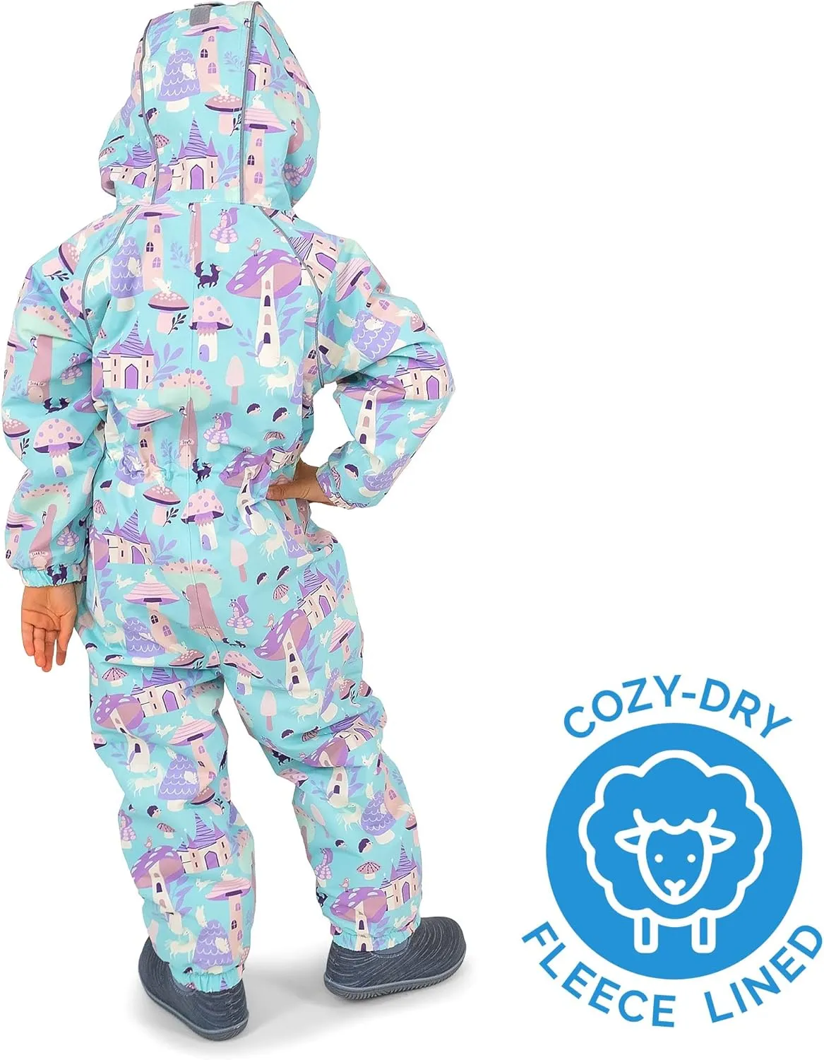 JAN & JUL Waterproof Fleece Lined Snow Suit, Coveralls for Toddlers and Kids