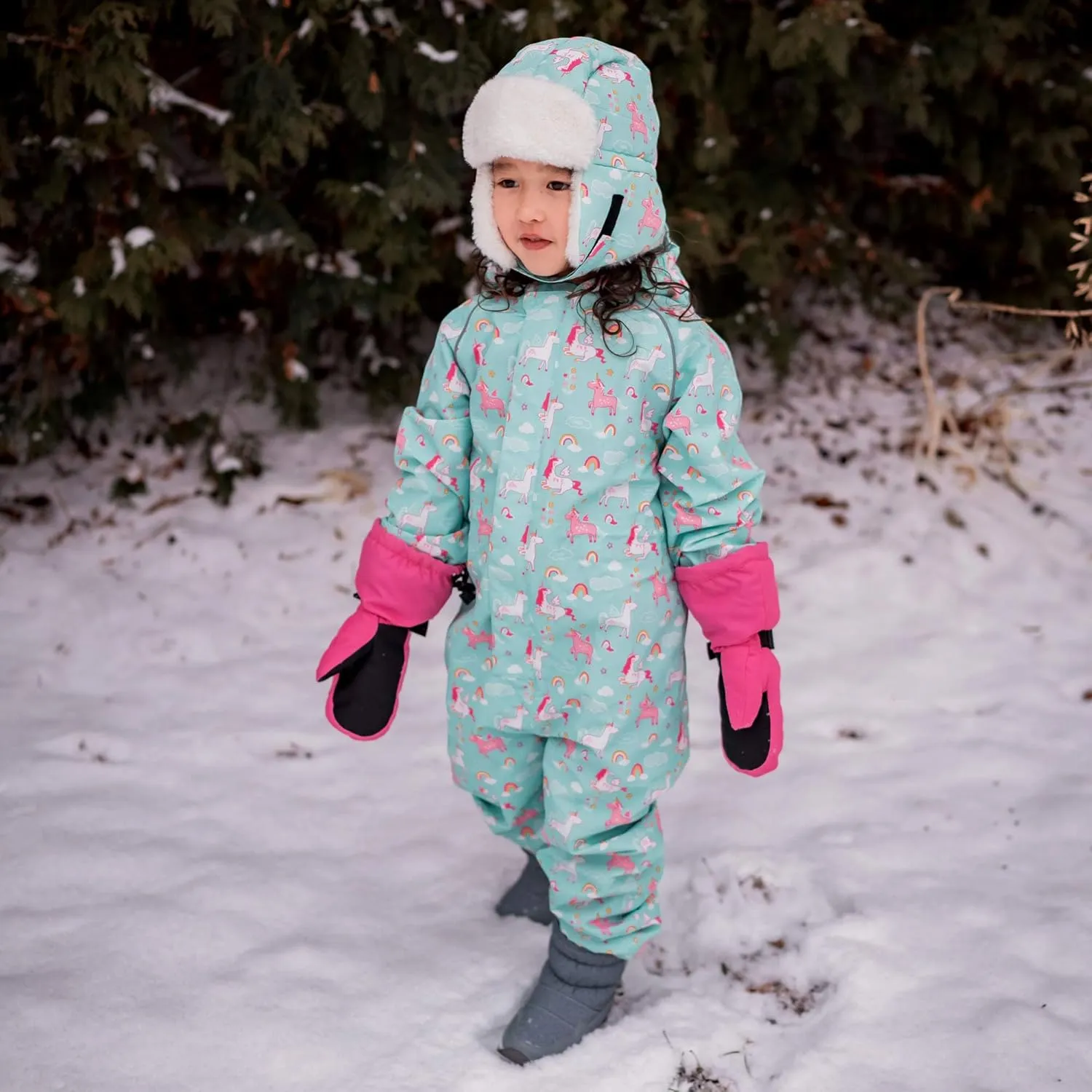JAN & JUL Waterproof Fleece Lined Snow Suit, Coveralls for Toddlers and Kids