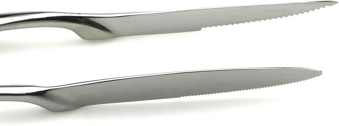 JASHII 18/10 Stainless Steel 24 Piece Mirror Polished Silver Flatware Set,Dinner Knife Steak Knife Salad Fork Dessert Coffee Spoon，Service for 4 ，Silverware Utensil Sets