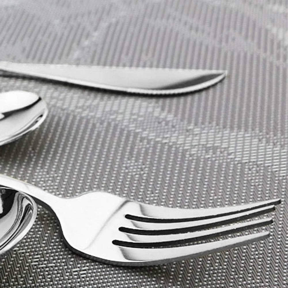 JASHII 30-Piece Stainless Steel Satin Finish Flatware Set, Mirror Polished Tableware Cutlery for Home and Restaurant, Dishwasher Safe