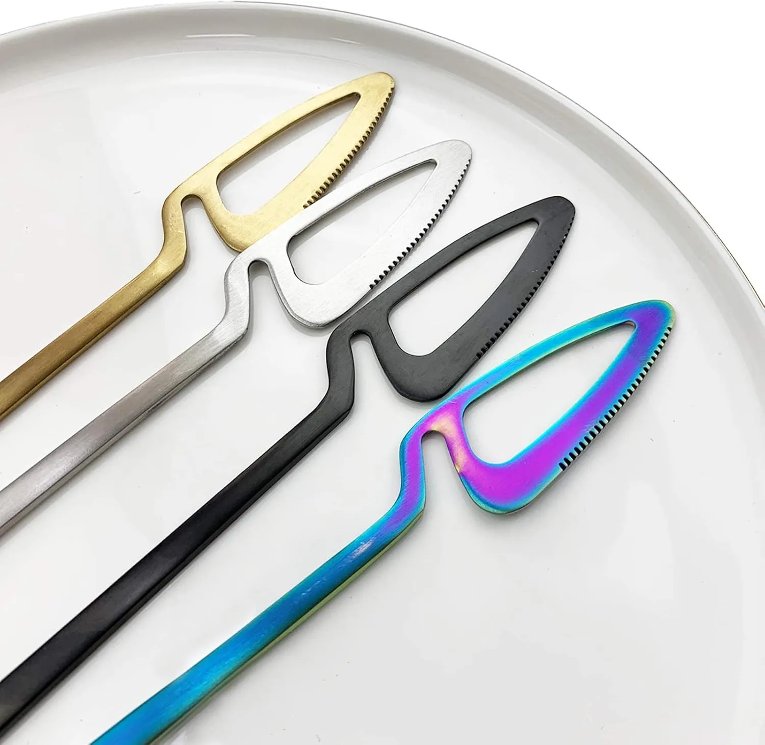 JASHII Flatware Set 32-piece Silverware Set Matte Finished Cutlery Set Service for 8 Include Knife/Fork/Spoon/Coffee spoon Dishwasher Safe (Black)