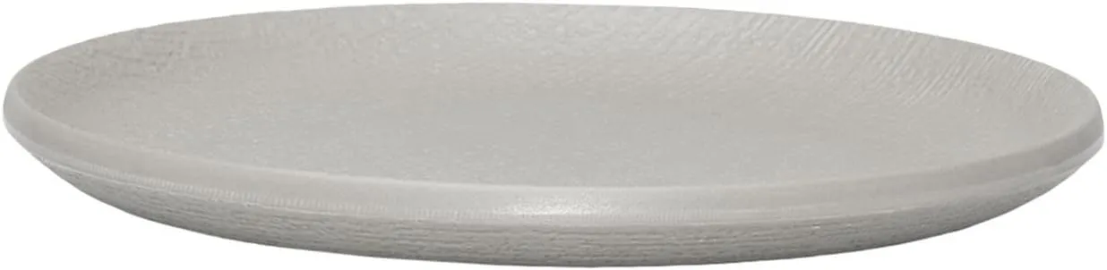 カルテル(Kartell) Cartel SFAC-K1518-GS-4S Medium Plate, Dark Gray, Diameter 6.3 / Height 0.6 inches (16/1.5 cm), Trama Fruit Dish Set, 4 Pieces, Set