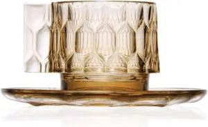 Kartell SFAC-K1582-E4-4S Tableware, Light Blue, W 3.1 inches (8 cm), D 2.6 inches (6.5 cm), H 2.2 inches (5.5 cm), Jelly's Family Coffee Set, Set of 4