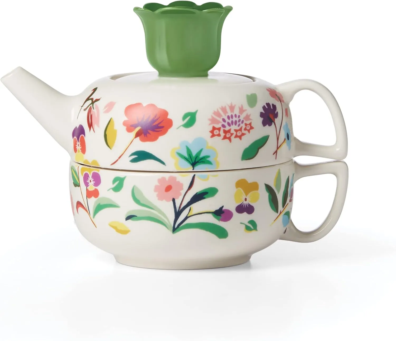 Kate Spade New York Garden Floral Tea, one size, White
