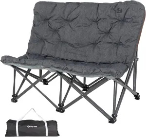 KingCamp Butterfly Chair, Oversized Thick Padded Comfy Camping Chairs Portable Folding Chair 400lbs Heavy Duty Seat with High Backrest & Carry Bag for Outdoor Indoor Patio Lawn Home Living Bed Room