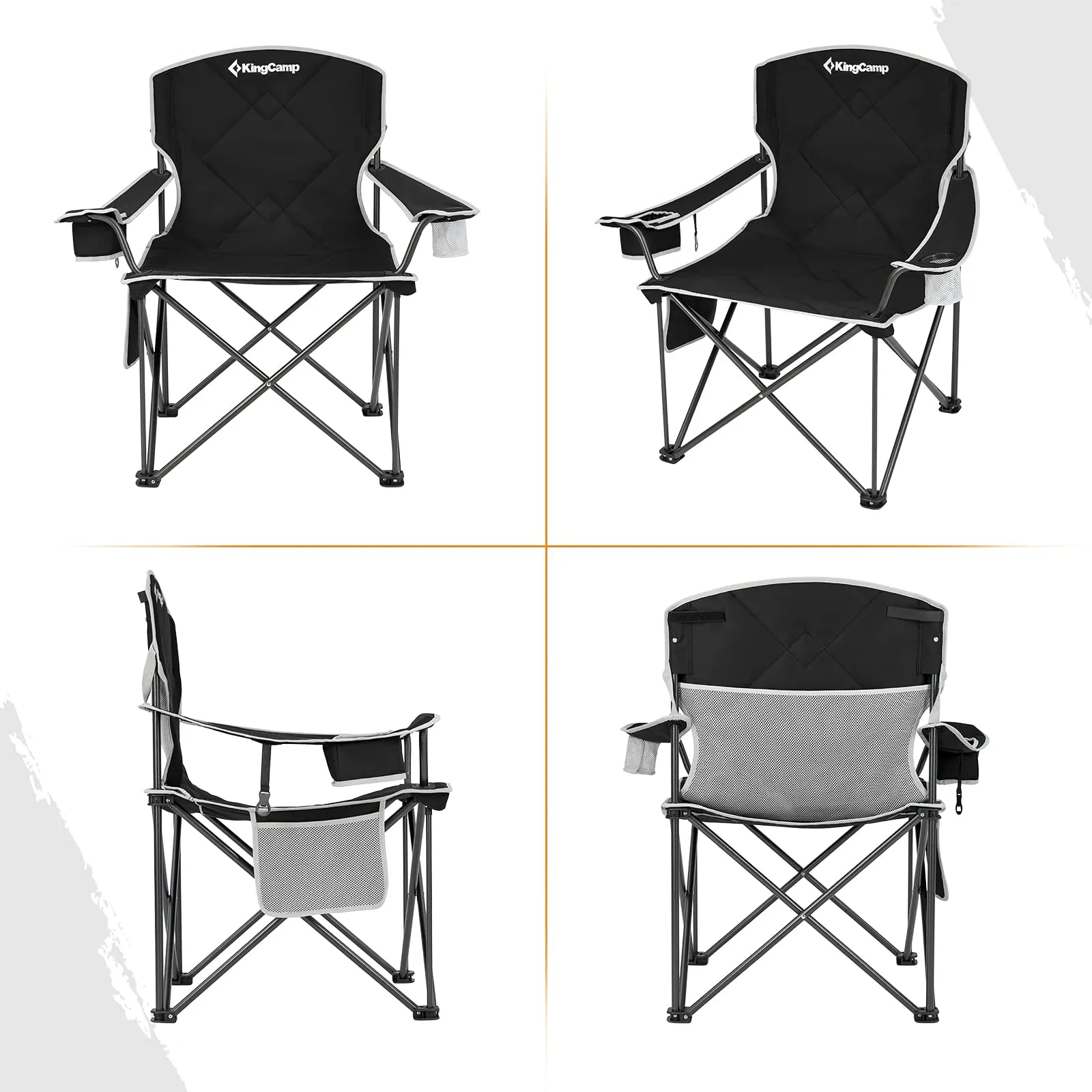 KingCamp Extra-Large Folding Camping Chair