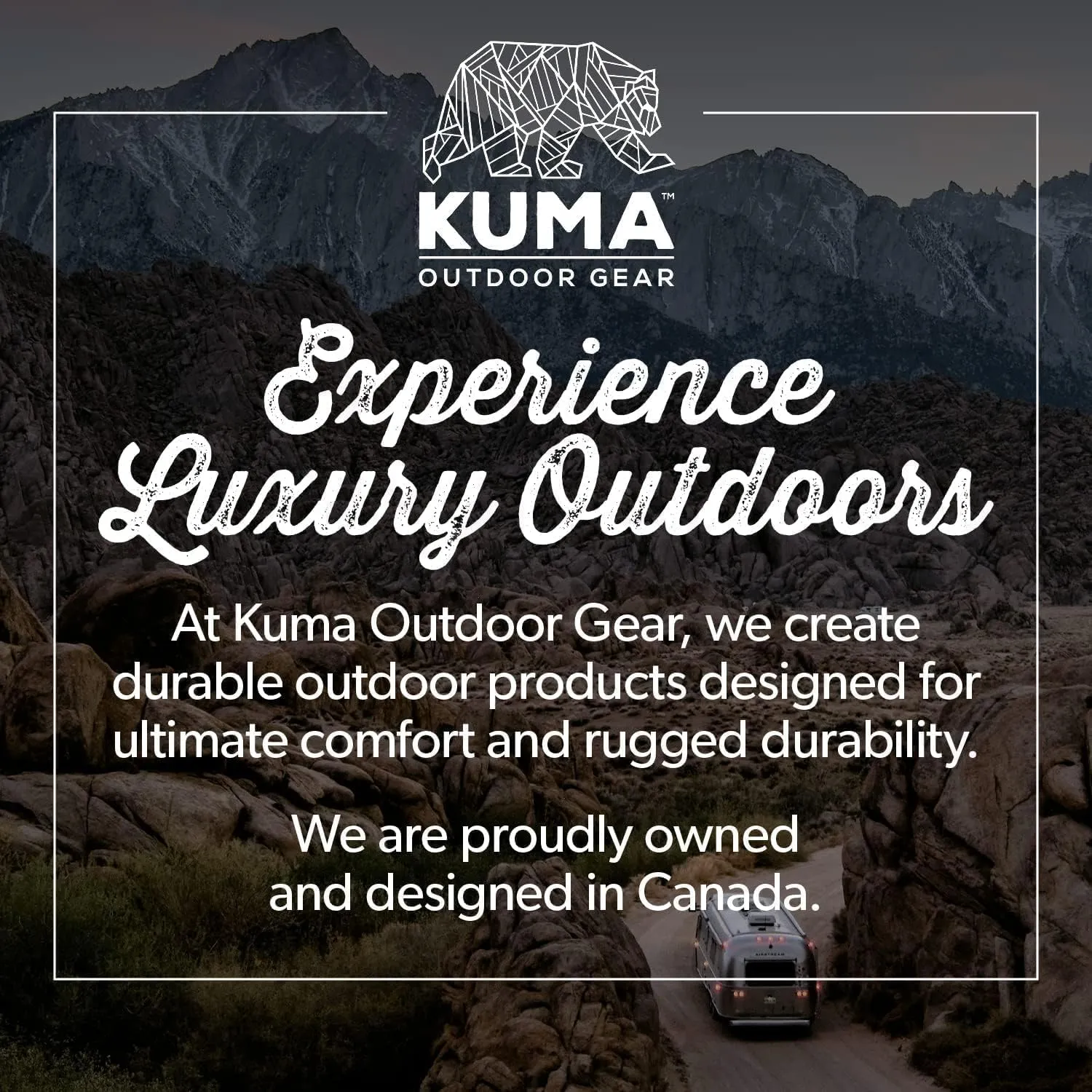 Kuma Outdoor Gear Switchback Chair with Carry Bag, Ultimate Portable Luxury Outdoor Chair for Camping (Red/Black)