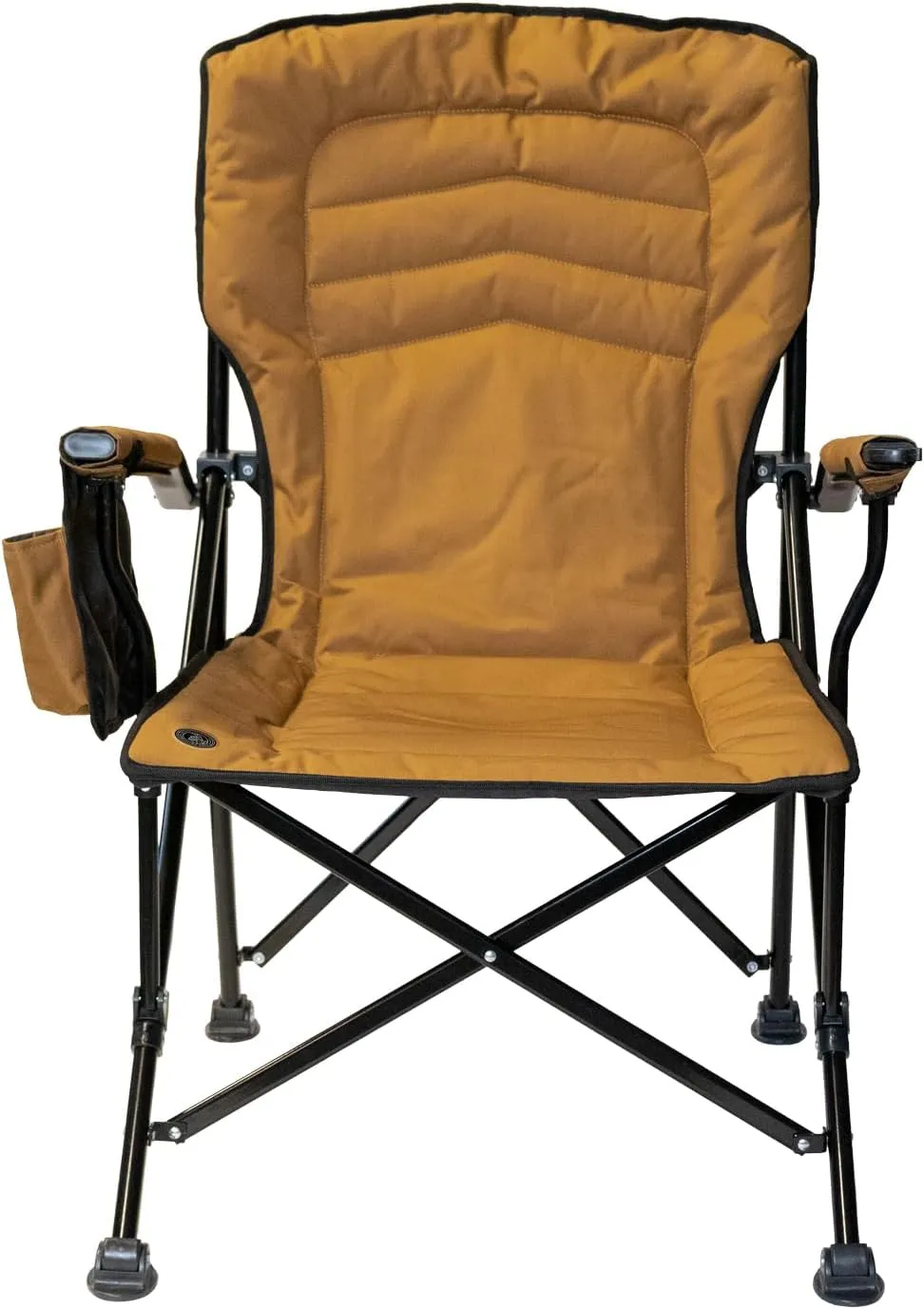 Kuma Outdoor Gear Switchback Chair with Carry Bag, Ultimate Portable Luxury Outdoor Chair for Camping (Sierra Black)