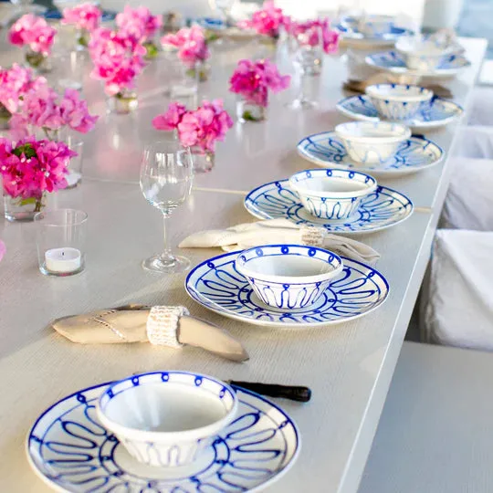 Kyma Dinnerware, Blue