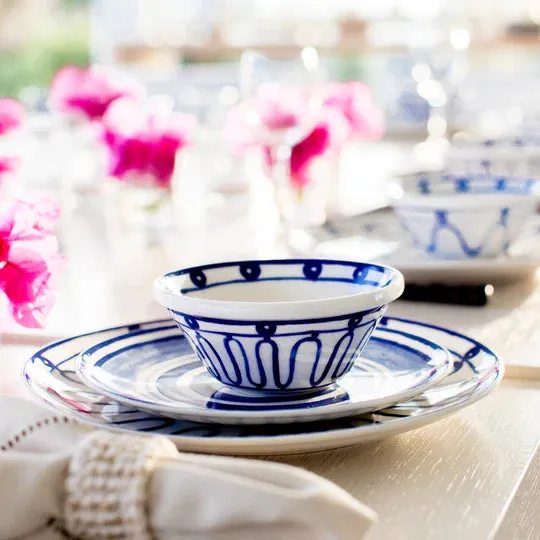 Kyma Dinnerware, Blue