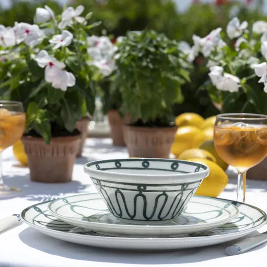 Kyma Dinnerware, Green