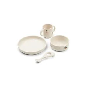 Liewood Vivi Printed Silicone Set - Peach - Sea Shell Mix