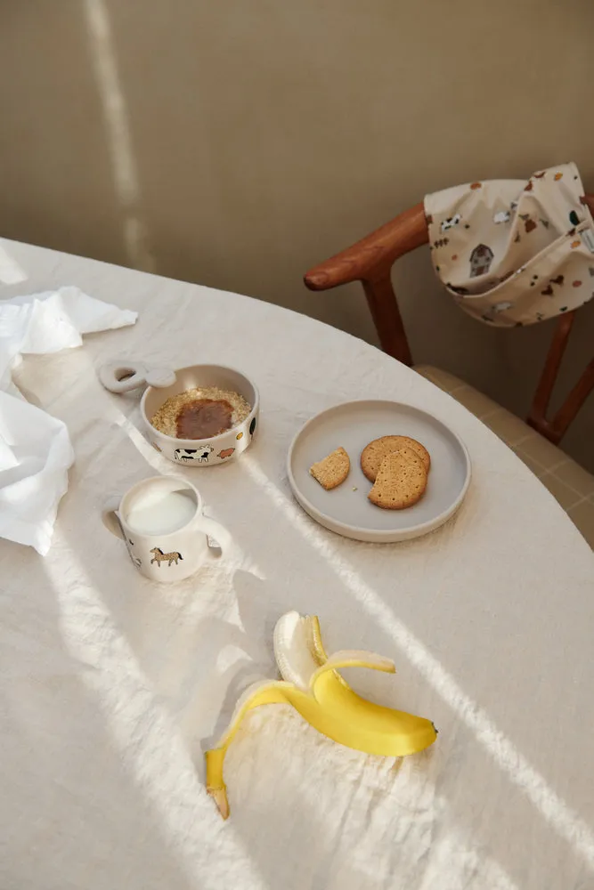 Liewood vivi silicone tableware Peach / sandy