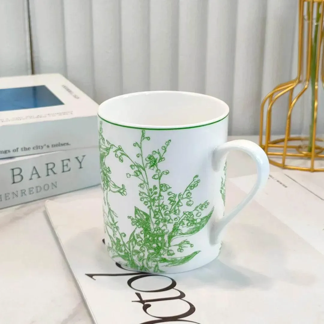 Lily of The Valley Bone China Set - Elegant Floral Dinnerware