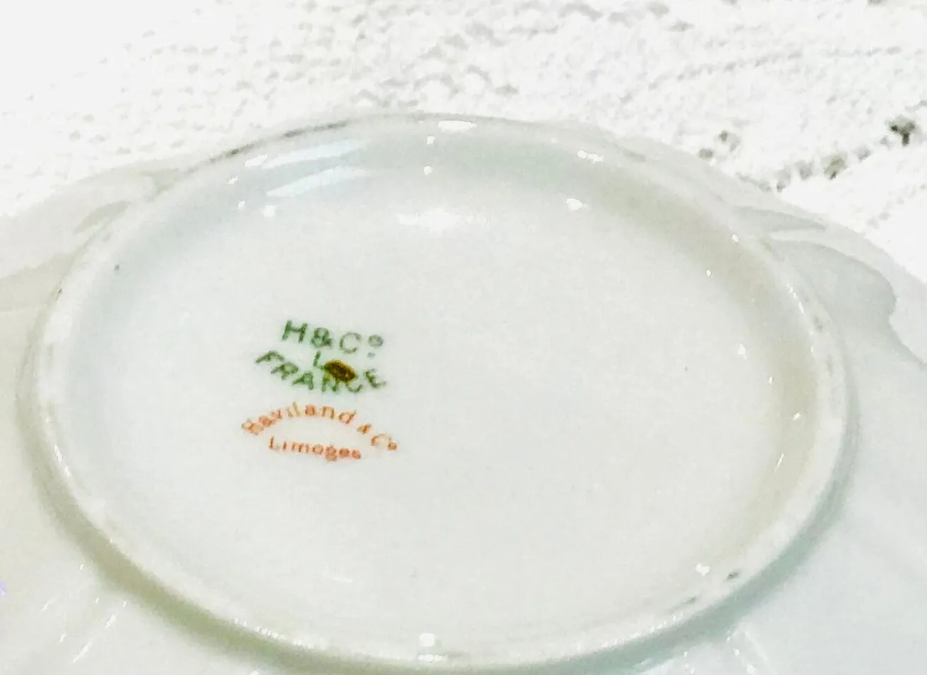 Limoge vintage cake plate