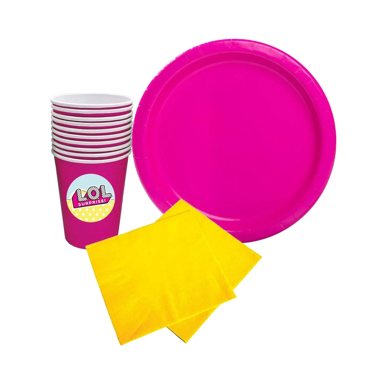 LOL Surprise Tableware Package - 67 pieces Pack