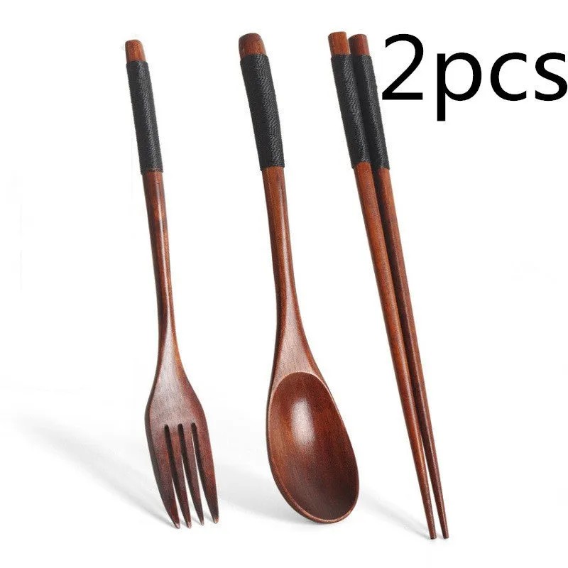 Long Handle Couple Spoon Chopsticks Set