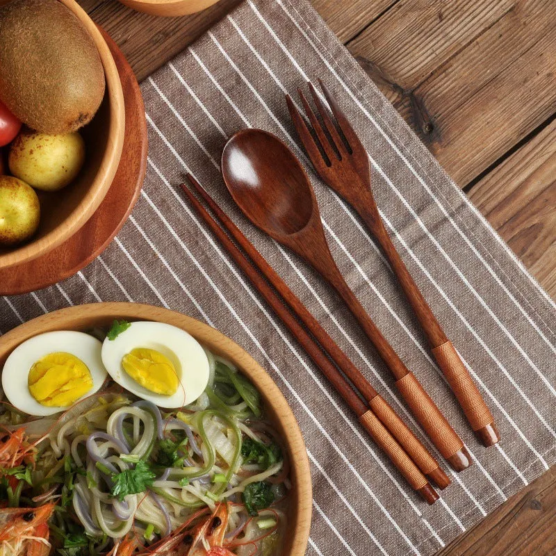 Long Handle Couple Spoon Chopsticks Set