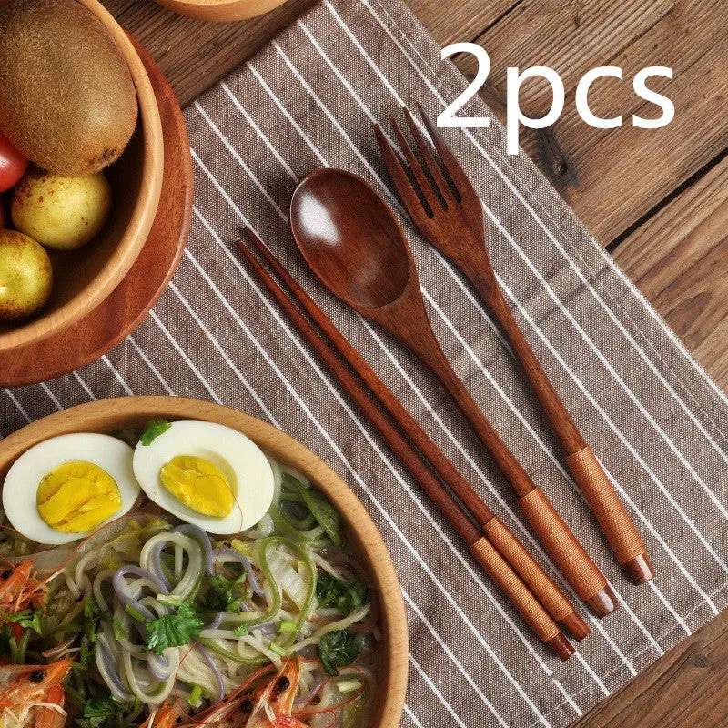 Long Handle Couple Spoon Chopsticks Set