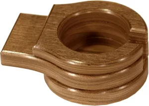 LuxCraft Adirondack Chair Cup Holder Attachment for Outdoor Lounge Furniture, Stationary Drink Holder for Swings, Gliders, Bench, Deck or Camping Chair - Amish Made in America (Antique Mahogany)