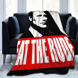 Mads Mikkelsen Blanket Flannel Fleece Printed Throw Blankets Ultra Soft Micro Warm Blanket for All Season Bedding Chair Sofa Couch Bed 50"x40"