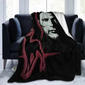 Mads Mikkelsen Blanket Flannel Fleece Printed Throw Blankets Ultra Soft Micro Warm Blanket for All Season Bedding Chair Sofa Couch Bed 50"x40"
