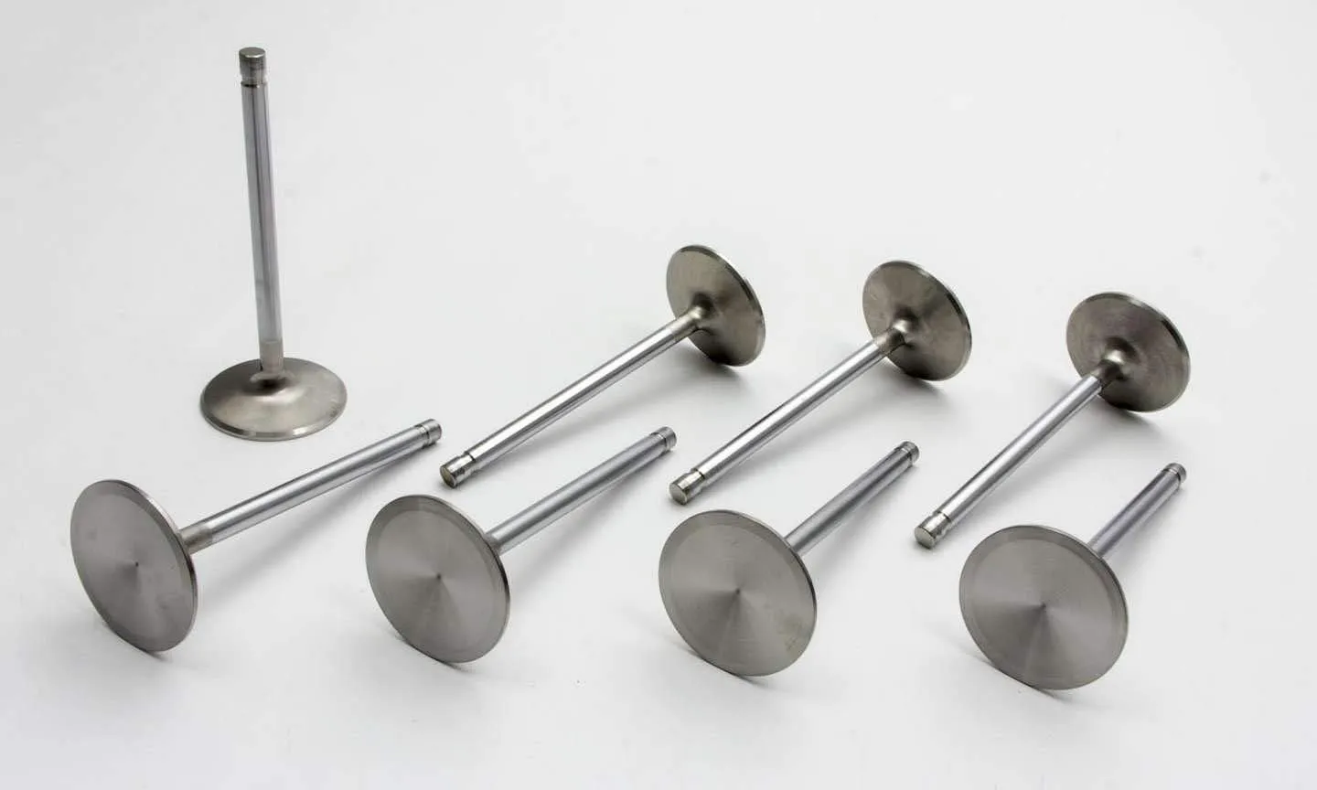 Manley Intake Valve, Severe Duty, 2.250 in Head, 0.309 in Valve Stem, 5.424 in Long, Stainless, Mopar 426 Hemi, Set of 8
