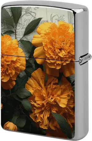 MarigoldLighter Case Waterproof Lighter Sleeve Lighters Protective Cover with Graffiti Design