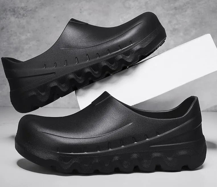 Men's Chef Shoes - Non Slip, Lightweight, Waterproof for Women, Perfect for Kitchen Work Shoes