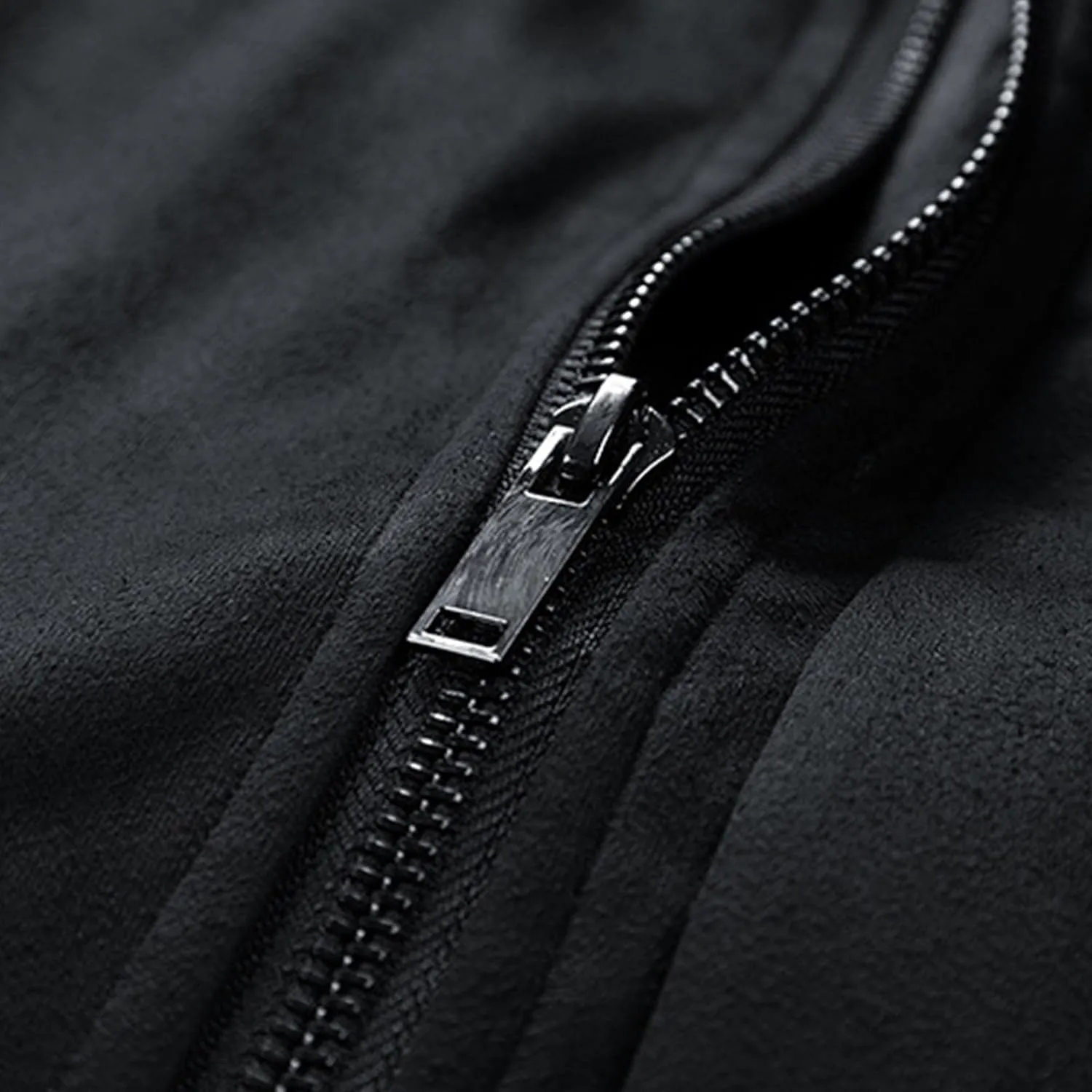 Men's Classic Leather Suede Jacket Stand Collar Soft Bomber Varsity Jackets Faux Suede Warm Vintage Men Coats