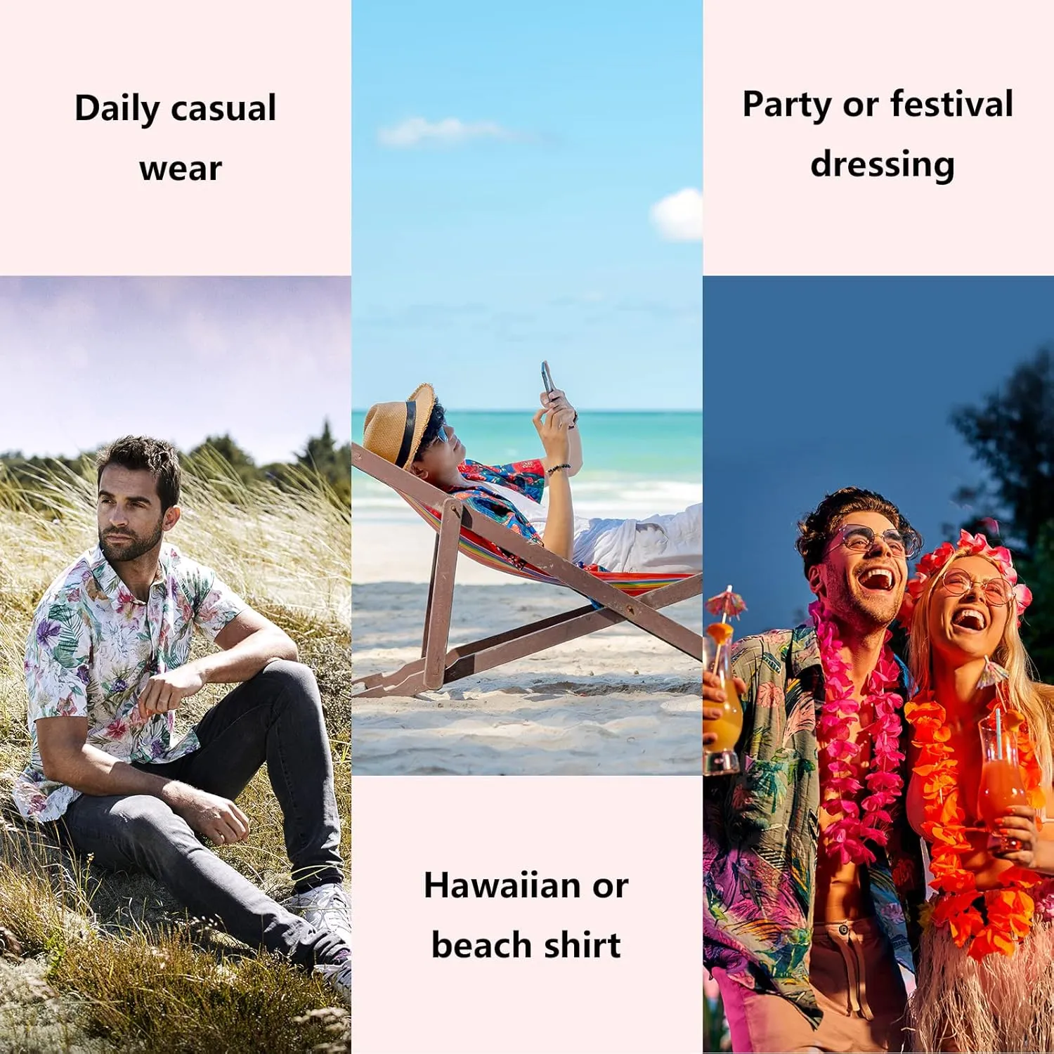 Men's Hawaiian Shirts Retro Antique Pirates Adventure Treasure Map Compass Short Sleeve Beach Shirt Button Down Summer Shirts