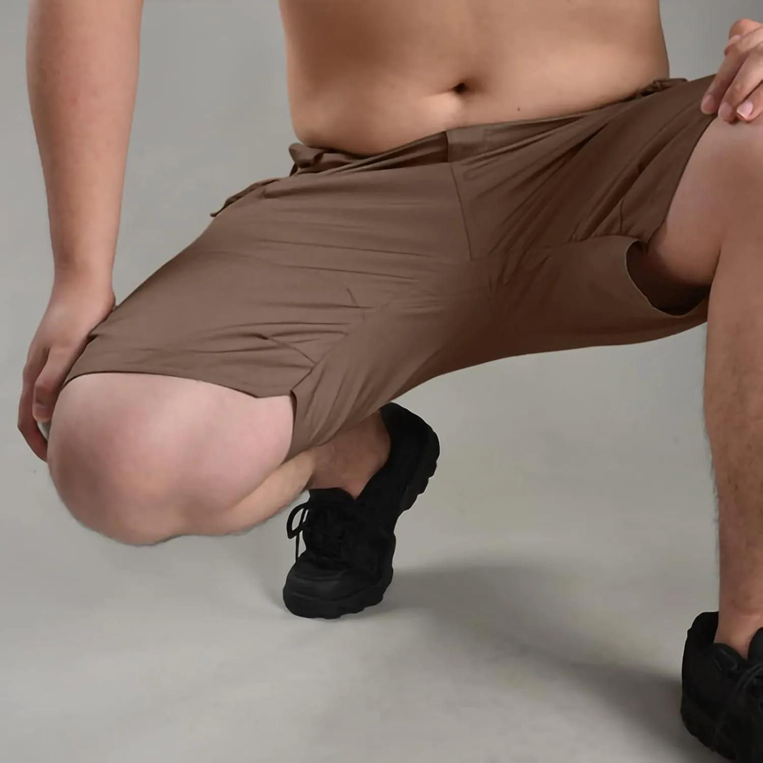 Men's Khaki Shorts Sports Pocket Workwear Casual Loose Shorts Jogging Mens Tactical