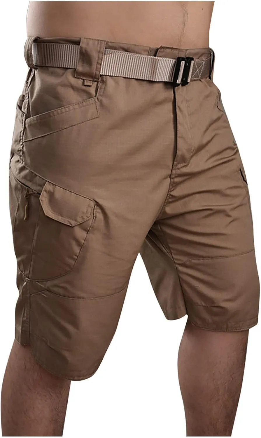 Men's Khaki Shorts Sports Pocket Workwear Casual Loose Shorts Jogging Mens Tactical