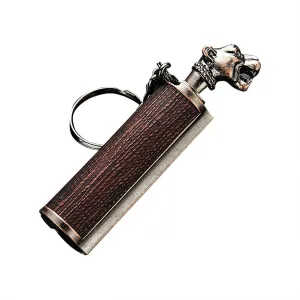 Metal lighters, Portable lighters, Windproof lighters, Waterproof lighters, Kerosene lighters, Reusable lighters (Without Kerosene)(BrownA)