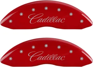 MGP Caliper Covers 35015SCADRD Caliper Cover, Red