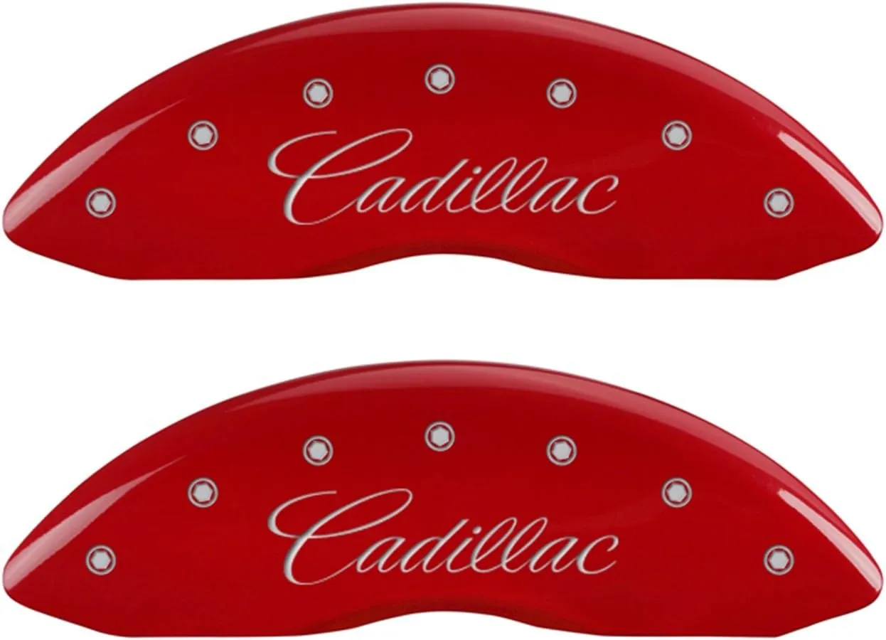 MGP Caliper Covers 35015SCADRD Caliper Cover, Red