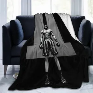 Michael B. Jordan Blanket Flannel Fleece Printed Throw Blankets Ultra Soft Micro Warm Blanket for All Season Bedding Chair Sofa Couch Bed 50"x40"