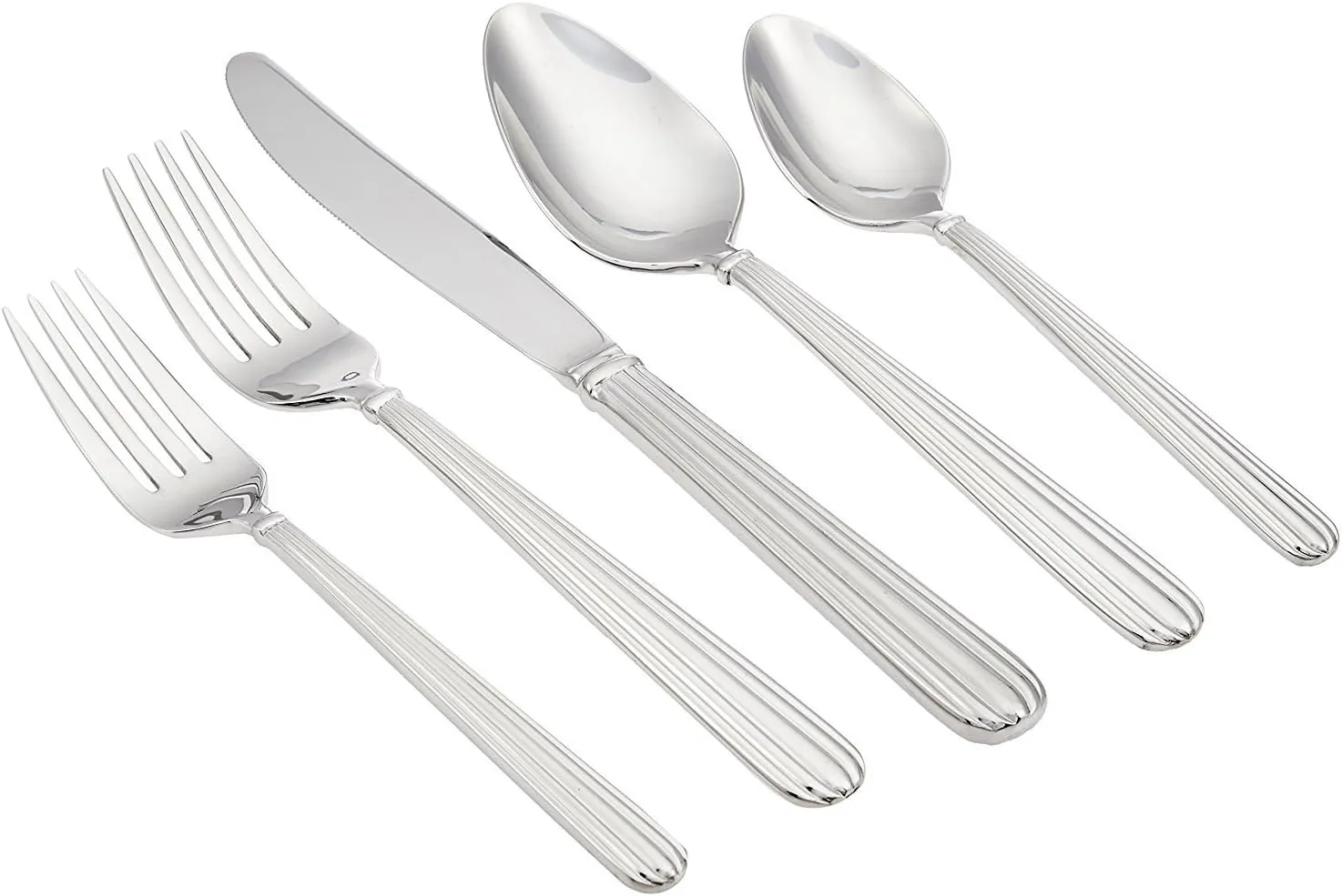 Mikasa Italian Countryside Stainless Steel Flatware, 20-Piece Set