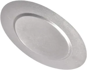 Mikinona Dish Dinner Plate Stainless Steel Food Plate Dinnerware Set Cake Serving Smooth Edges Safe for Camping