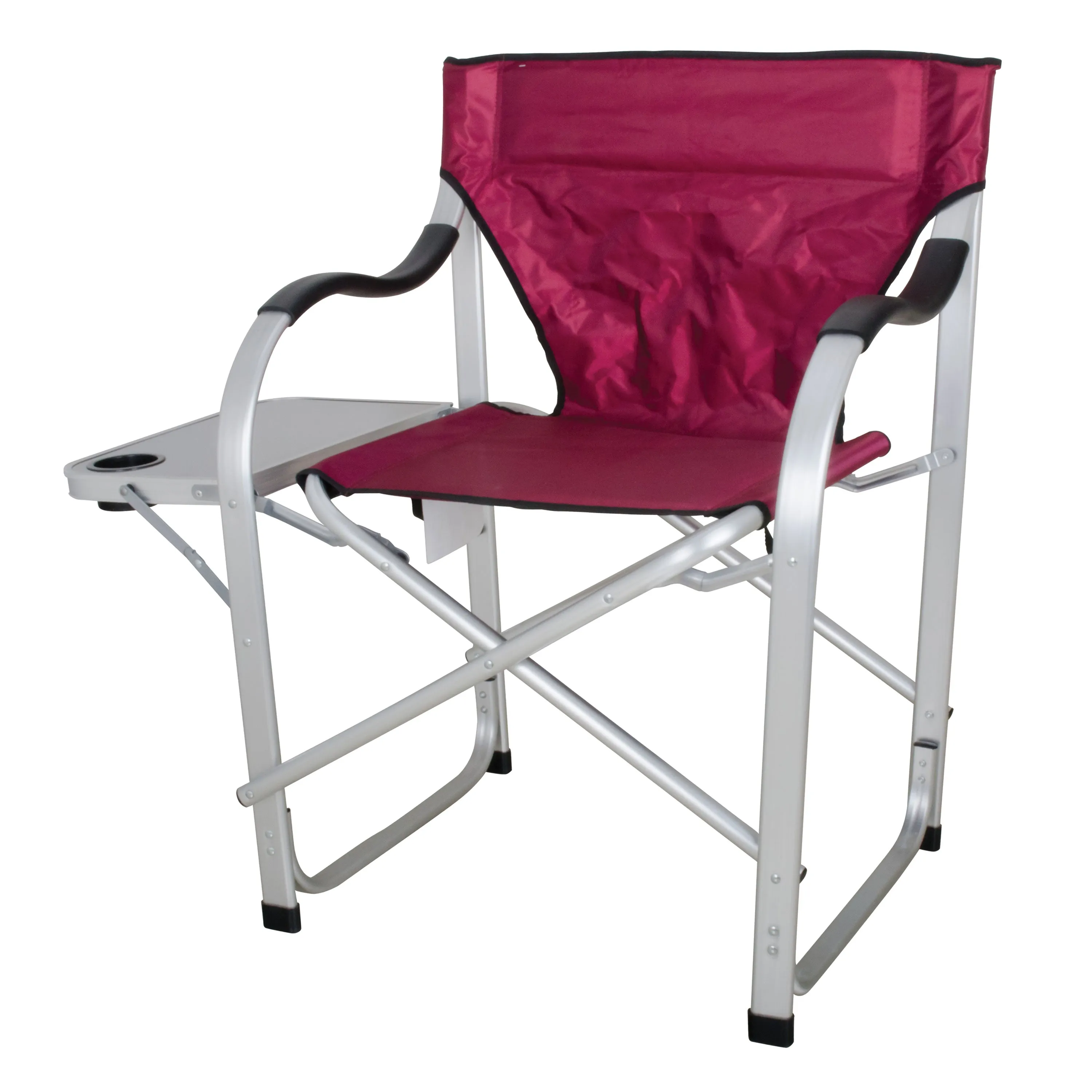 Ming's Mark SL1215 Stylish Camping Heavy-Duty Director's Chair - Burgundy
