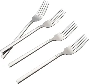 Morcte Stainless Steel Dinner Fork, 12 Pieces Fork