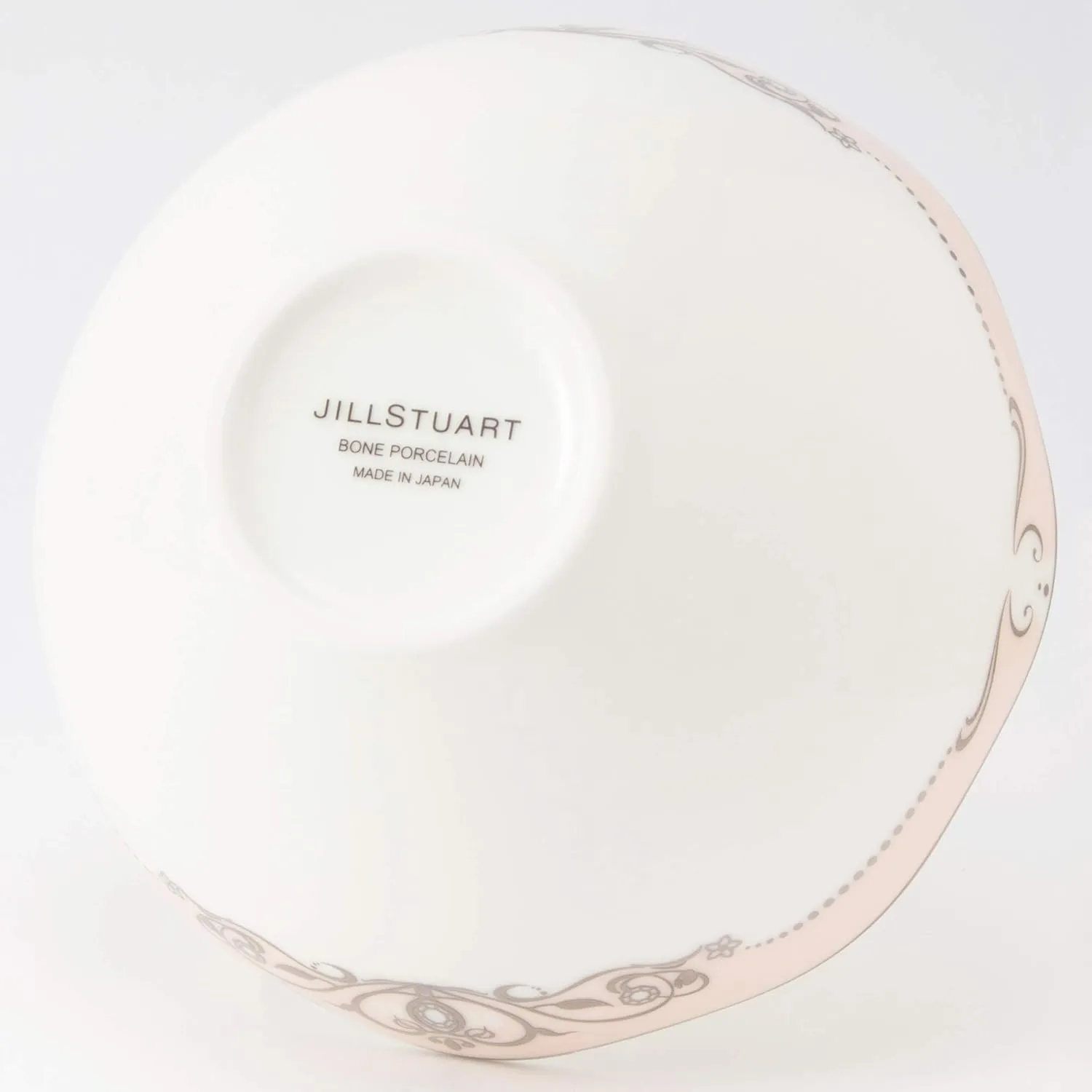 Narumi 51956-21969 Jill Stuart Bowl and Plate Set, 4.3 inches (11 cm), Pink, Stylish, Cute, Wedding Gift, Made in Japan, Gift Box