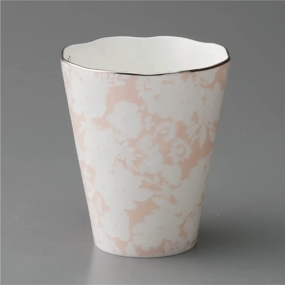 Narumi 97129-21974 Pair Mugs, 10.1 fl oz (300 cc), Stylish, Cute, Set of 2 Patterns, Pink, Blue, Wedding Gift, Gift Box Included