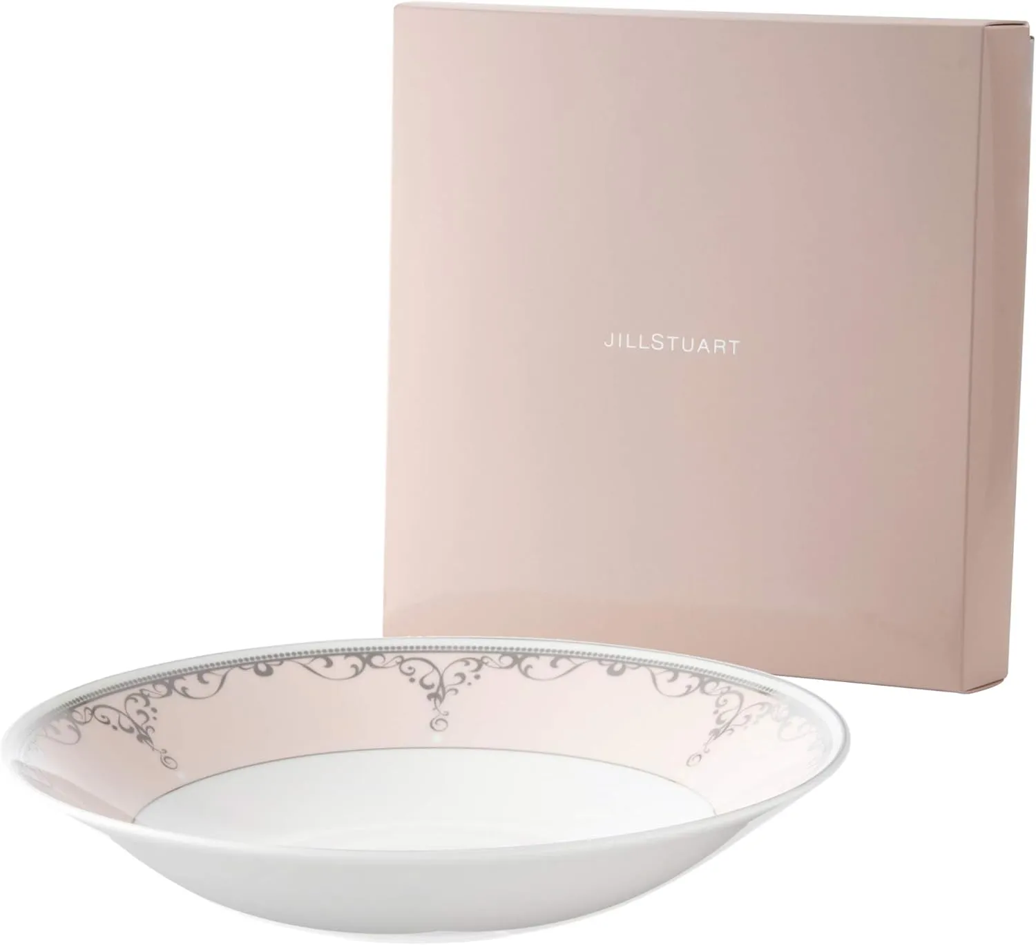 NARUMI(ナルミ) Jill Stuart 51849-23226 Plate, Plate, 9.1 inches (23 cm), Pink, Stylish, Cute, Deep Plate, Made in Japan, Gift Box Included
