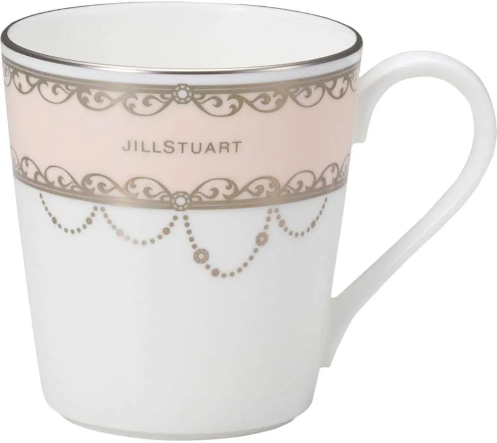 Narumi Jill STUART 51852-2773AZ Mug, 9.8 fl oz (290 cc), Jewelry, Pink, Stylish, Cute, Wedding Gift, Gift, Made in Japan, Gift Box Included, Wrapped