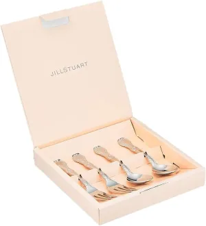 Narumi Jill Stuart SK600-10 Cutlery Set, Made in Japan, Silver, Teaspoon, Length 5.4 inches (138 mm), Cake Fork Length 5.9 inches (150 mm)